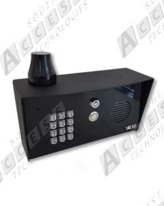 AES PRIME7-PBK-US Pedestal Mount Cellular Intercom with Keypad