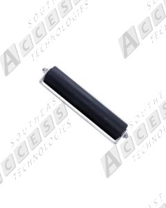 12" BLACK GUIDE ROLLERS WITH BEARINGS AND BRACKETS
