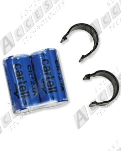 Cartell CW-BBC Wireless Sensor Battery and Clip Set