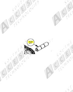 DoorKing 1150-011 End Idler Shaft for 1150 Gate