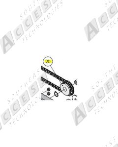 DoorKing 1150-025 UHMW End Idler