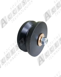 DoorKing 1201-006 4-Inch UHMW V-Wheel with Bearings