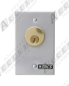 DoorKing 1206-080 Momentary Key Switch with Mortise Cylinder