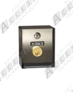 DoorKing 1207-080 Post Mount Mortise Key Switch