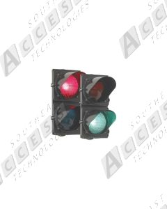DoorKing 1603-223 95" LED Traffic Light with Mount Post