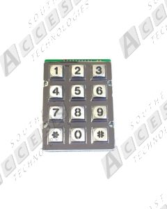 DoorKing 1895-033 Lighted Green Replacement Keypad