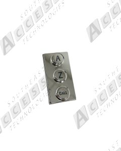 DoorKing 1895-035 Green Backlit A-Z Call Button Assembly