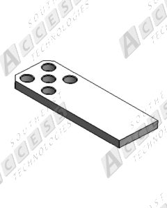 DoorKing 6006-235 Post Mount Bracket