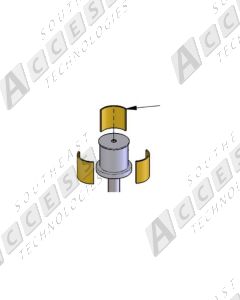 DoorKing 6500-140 1.375" Brass Bushing