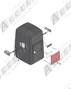 DoorKing 9350-175 Frame Door Access