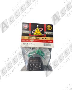 Ditek 4LVXR 4-Pair Telephone Entry Surge Protector