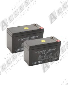 FAAC 3540.5 12V 8Ah Dual Battery Kit with Jumper