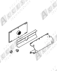 FAAC 63000083 L Arm Bracket for B680H Gate Operator