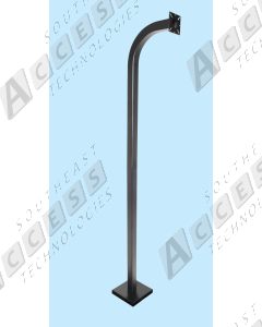 The Housing Company PS072B 72" Steel Gooseneck Pedestal