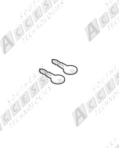 HySecurity CM-N1.1630 MBAR/LBAR Lock and Keys for Chassis