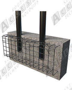 HySecurity M30D-F-BOLLARD Fixed Anti-Ram Vehicle Bollard
