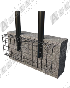 HySecurity M50D-F-BOLLARD Fixed Anti-Ram Vehicle Bollard