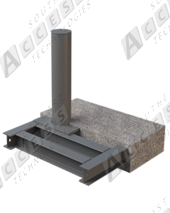 HySecurity M50S-F-BOLLARD Fixed Anti-Ram Vehicle Bollard