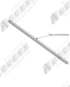 HySecurity MX2387-22 Lower Restraining Strap