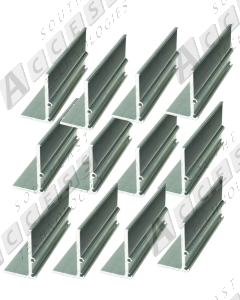 HySecurity MX3886 14ft Grooved Aluminum Drive Rail Bundle