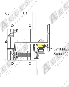 HySecurity MX5572 10-Pack Limit Flag Spacers