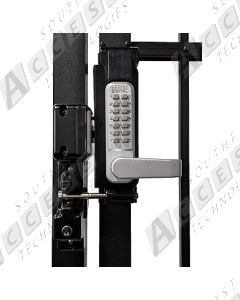 Lockey GL2SCMG Satin Chrome Marine Grade Gate Lock