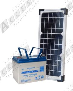 LiftMaster 20W33A 20 Watt Solar Panel Kit with Battery