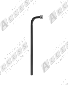 LiftMaster PED64 64" In-Ground Gooseneck Pedestal