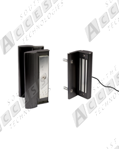 Locinox MAG3000-9005 Magnetic Lock with Integrated Handles