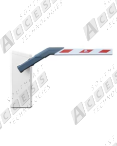 Magnetic AutoControl ACCPRO-L-RC01540 Right-Hand Barrier Gate w/ 15' VarioBoom Arm (White)