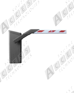 Magnetic AutoControl ACCPRO-L-RCO1510 Right-Hand Barrier Gate w/ 15' VarioBoom Arm (Dark Grey)