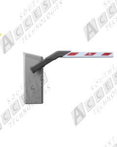 Magnetic AutoControl PARKPRO-RC01020 Right-Hand Barrier Gate w/ 10' VarioBoom Arm (Light Grey)