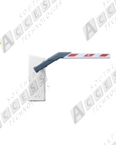 Magnetic AutoControl PARKPRO-RC01240 Right-Hand Barrier Gate w/ 12' VarioBoom Arm (White)