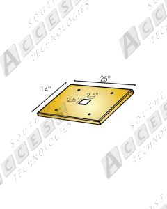 Maximum Controls Gate Operator Base Plate for Megatron Operators