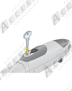 Maximum Controls MX118 Manual Release Gate Operator Key