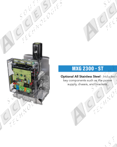 Maximum Controls MXG-2300-ST Slide Gate Operator