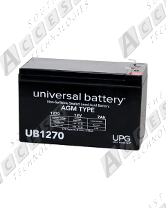 Viking Access Systems DUBA12 12V 7Ah Replacement Battery